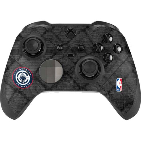 NBA Los Angeles Clippers Black Rust Xbox Elite Wireless Controller Series 2 Skin