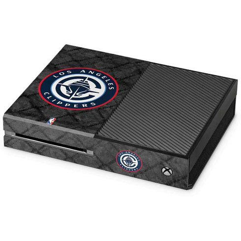NBA Los Angeles Clippers Black Rust Xbox One Console Skin