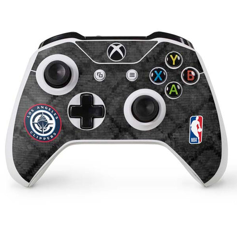NBA Los Angeles Clippers Black Rust Xbox One S Console and Controller Bundle Skin