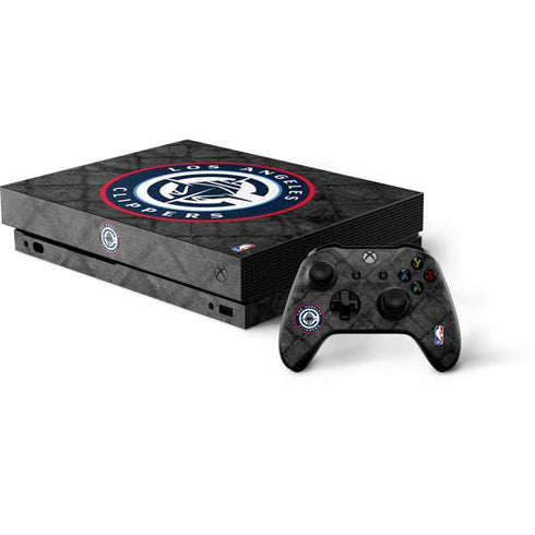 NBA Los Angeles Clippers Black Rust Xbox One X Bundle Skin