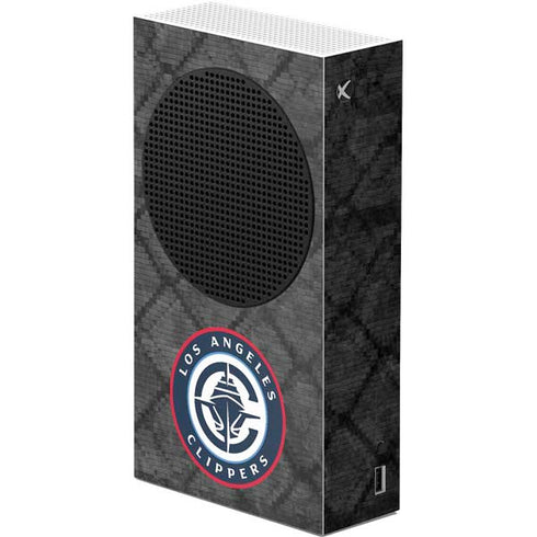 NBA Los Angeles Clippers Black Rust Xbox Series S Console Skin