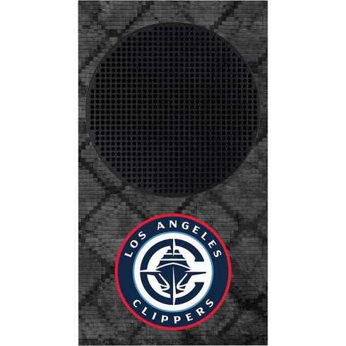 NBA Los Angeles Clippers Black Rust Xbox Series S Console Skin