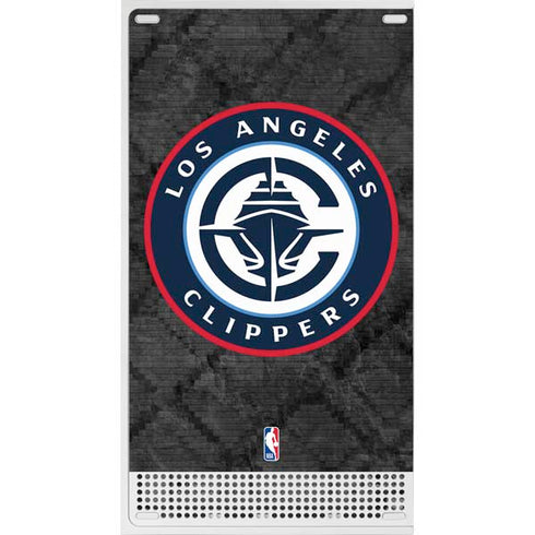NBA Los Angeles Clippers Black Rust Xbox Series S Console Skin