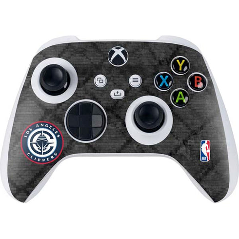NBA Los Angeles Clippers Black Rust Xbox Series S Controller Skin