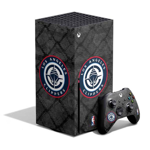 NBA Los Angeles Clippers Black Rust Xbox Series X Bundle Skin