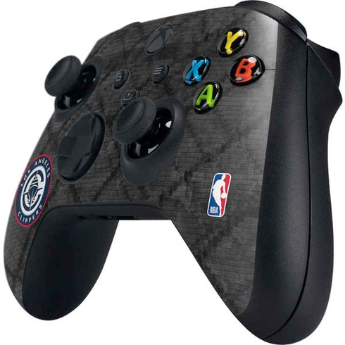 NBA Los Angeles Clippers Black Rust Xbox Series X Controller Skin