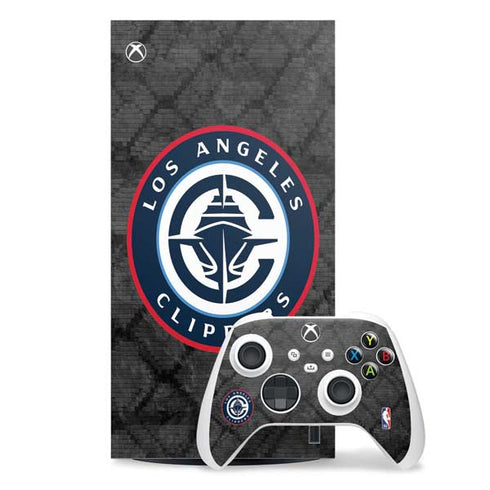 NBA Los Angeles Clippers Black Rust Xbox Series X Skins