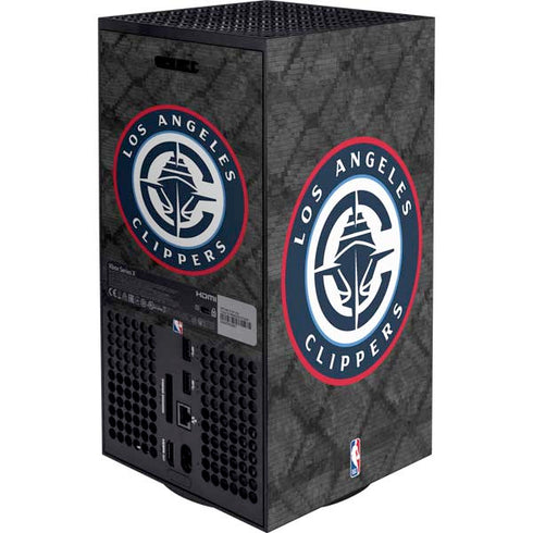 NBA Los Angeles Clippers Black Rust XBox Series X Digital Edition Bundle Skin
