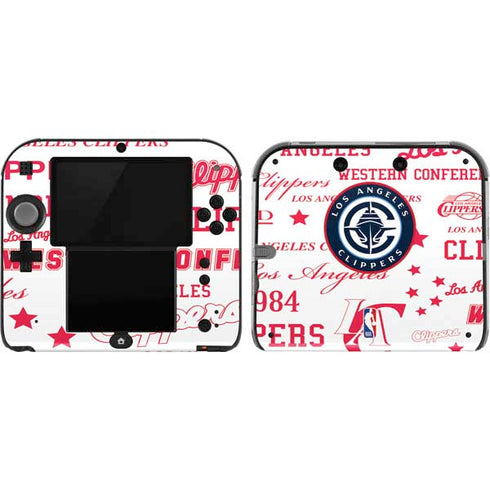 NBA Los Angeles Clippers Blast Logos Nintendo 2DS Skin