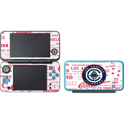 NBA Los Angeles Clippers Blast Logos Nintendo 2DS XL (2017) Skin