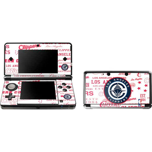 NBA Los Angeles Clippers Blast Logos 3DS (2011) Skin