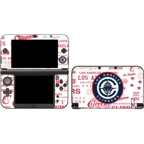 NBA Los Angeles Clippers Blast Logos 3DS XL 2015 Skin