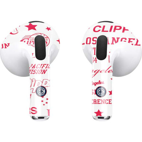 NBA Los Angeles Clippers Blast Logos Apple AirPods (3rd Gen 2021) Skin