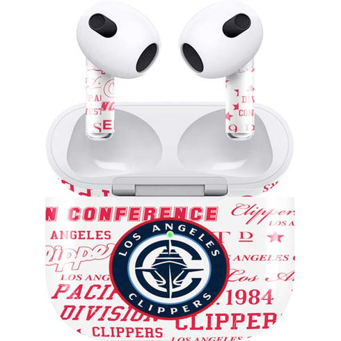 NBA Los Angeles Clippers Blast Logos Apple AirPods (3rd Gen 2021) Skin