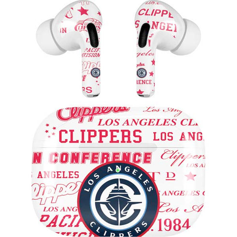 NBA Los Angeles Clippers Blast Logos Apple AirPods Pro Skin