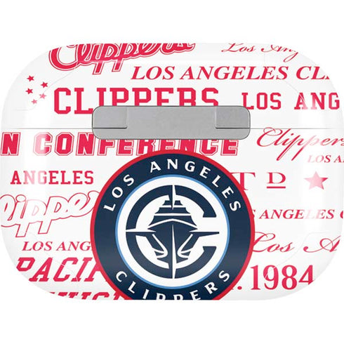NBA Los Angeles Clippers Blast Logos Apple AirPods Pro Skin