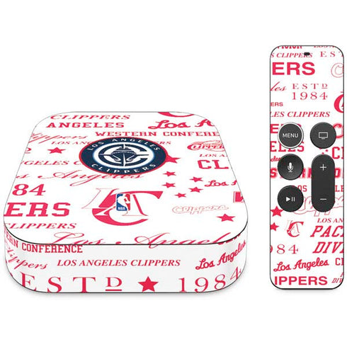 NBA Los Angeles Clippers Blast Logos Apple TV Skin