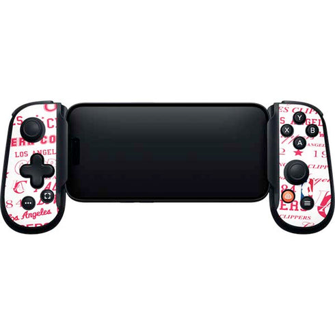NBA Los Angeles Clippers Blast Logos Backbone One for iPhone Game Controller Skin