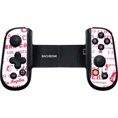 NBA Los Angeles Clippers Blast Logos Backbone One for iPhone Game Controller Skin