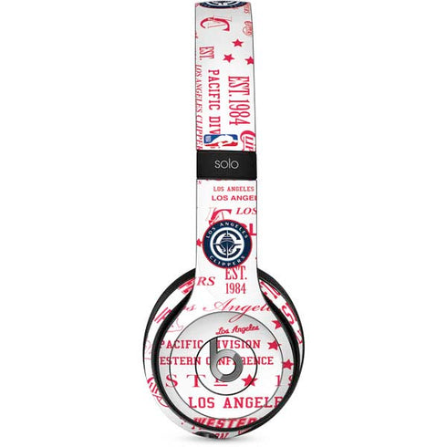 NBA Los Angeles Clippers Blast Logos Beats Solo 2 Wired Skin