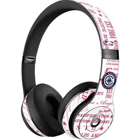 NBA Los Angeles Clippers Blast Logos Beats Solo 3 Wireless Skin