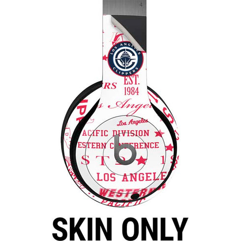 NBA Los Angeles Clippers Blast Logos Beats Solo 4 Wireless Headphones Skin