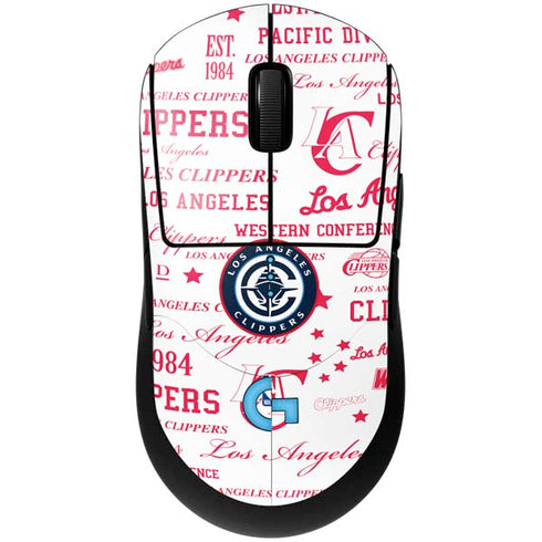 NBA Los Angeles Clippers Blast Logos G Pro Wireless Gaming Mouse Skin