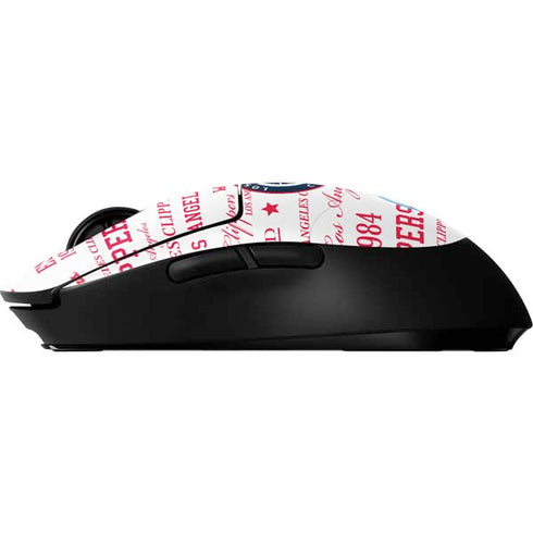 NBA Los Angeles Clippers Blast Logos G Pro Wireless Gaming Mouse Skin