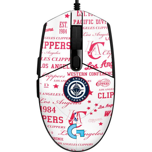 NBA Los Angeles Clippers Blast Logos G203 Prodigy RGB Wired Gaming Mouse Skin