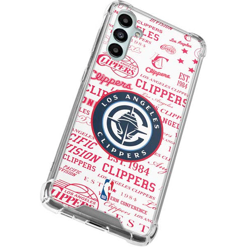 NBA Los Angeles Clippers Blast Logos Gabb Phone 4 Clear Case