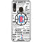 NBA Los Angeles Clippers Blast Logos Galaxy A30 Clear Case