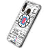 NBA Los Angeles Clippers Blast Logos Galaxy A30 Clear Case