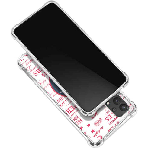 NBA Los Angeles Clippers Blast Logos Galaxy A32 5G Clear Case