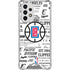NBA Los Angeles Clippers Blast Logos Galaxy A33 5G Clear Case