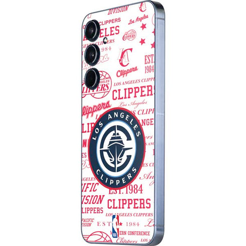 NBA Los Angeles Clippers Blast Logos Galaxy A35 5G Skin