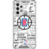 NBA Los Angeles Clippers Blast Logos Galaxy A53 5G Clear Case