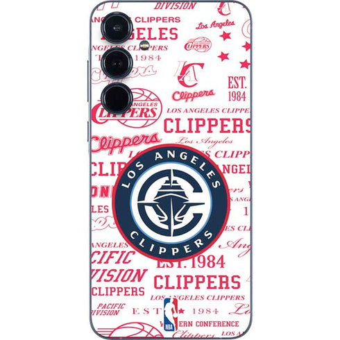 NBA Los Angeles Clippers Blast Logos Galaxy A55 5G Skin