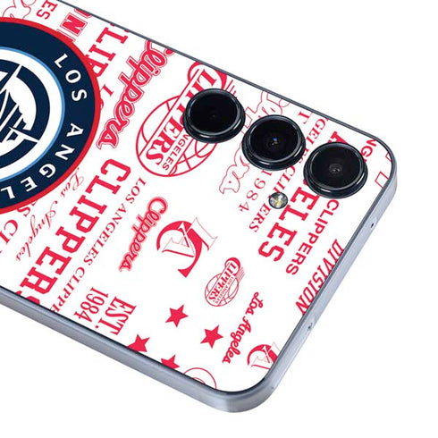 NBA Los Angeles Clippers Blast Logos Galaxy A55 5G Skin