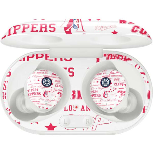 NBA Los Angeles Clippers Blast Logos Galaxy Buds Plus Skin