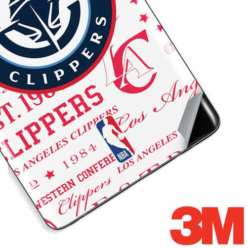 NBA Los Angeles Clippers Blast Logos Galaxy Note 8 Skin