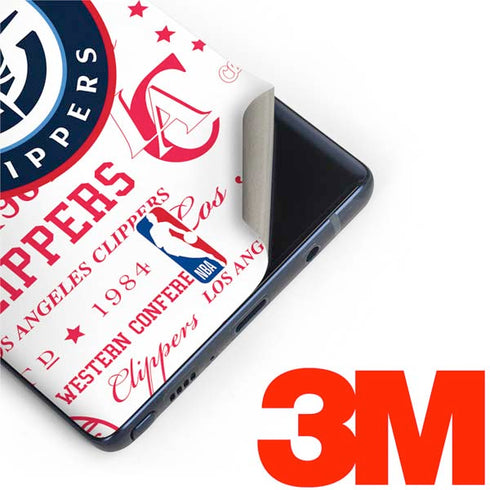 NBA Los Angeles Clippers Blast Logos Galaxy Note 9 Skin
