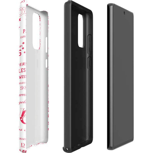 NBA Los Angeles Clippers Blast Logos Galaxy Note20 5G Pro Case
