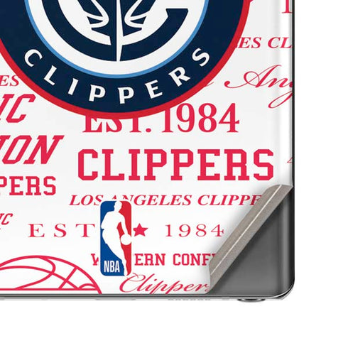 NBA Los Angeles Clippers Blast Logos Galaxy Note20 5G Skin