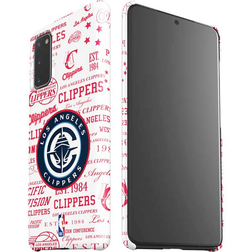NBA Los Angeles Clippers Blast Logos Galaxy S20 Lite Case