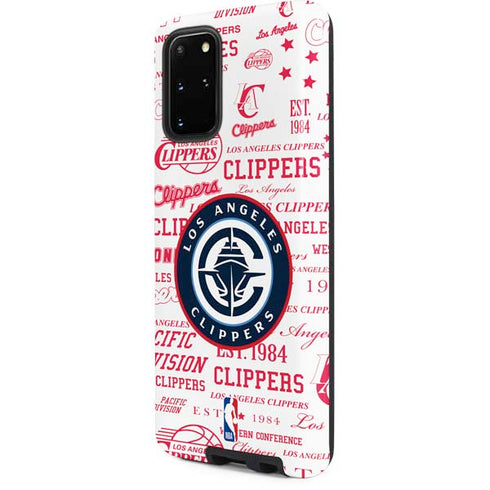 NBA Los Angeles Clippers Blast Logos Galaxy S20 Plus Pro Case
