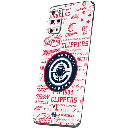NBA Los Angeles Clippers Blast Logos Galaxy S20 Plus Skin