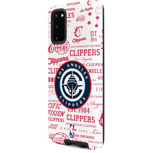 NBA Los Angeles Clippers Blast Logos Galaxy S20 Pro Case