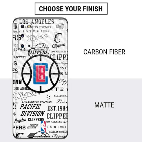 NBA Los Angeles Clippers Blast Logos Galaxy S20 Skin