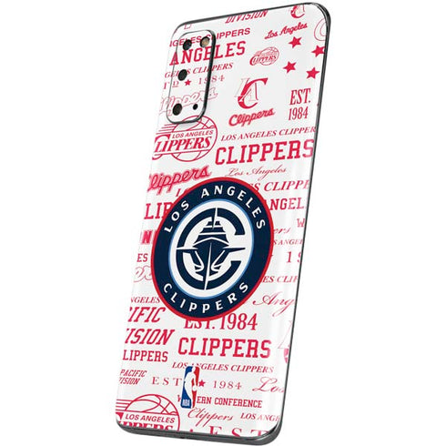 NBA Los Angeles Clippers Blast Logos Galaxy S20 Skin