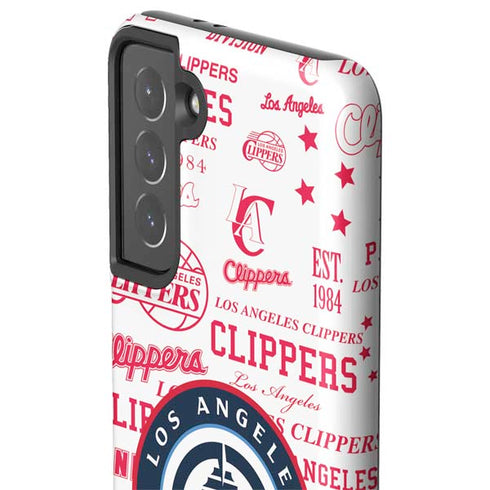 NBA Los Angeles Clippers Blast Logos Galaxy S21 5G Pro Case